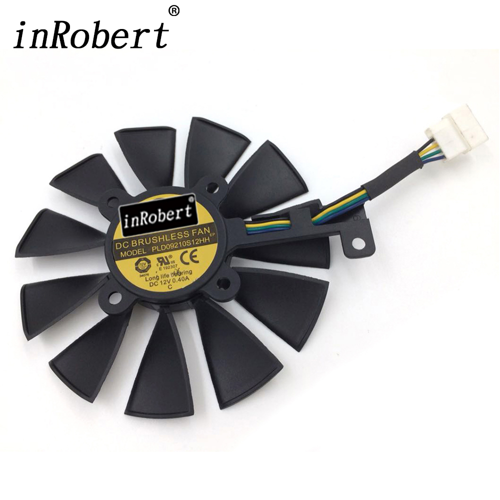 New 88MM PLD09210S12HH Cooling Fan For ASUS STRIX RX 480 580 GTX 1050 1070 1080 1080Ti GTX 960 970 980 Graphics Card Cooler Fan