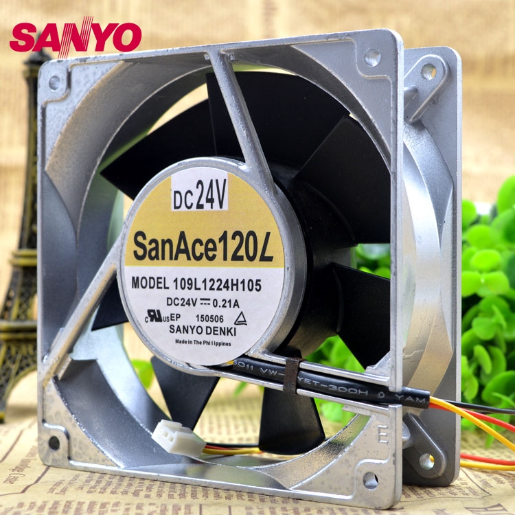 Sanyo 109R0612S419 6025 6cm 12V 0.17A silent dual ball bearing chassis fan