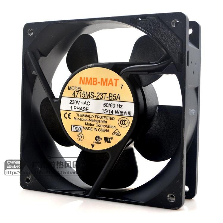 Free Shipping Original NMB-MAT 4715MS-23T-B5A AC 230V 12038 12cm 120mm industrial metal axial Cooling Fans