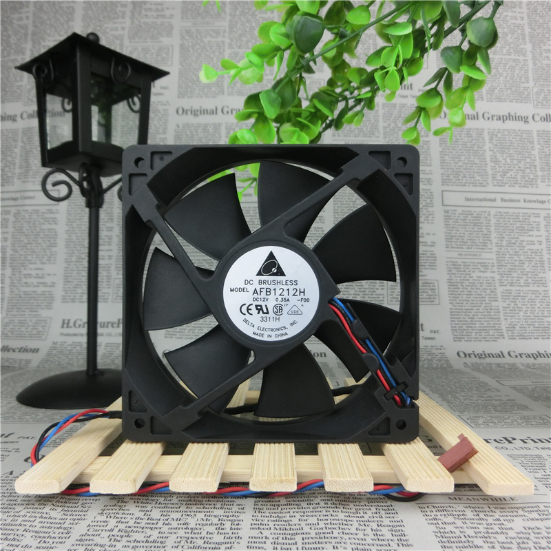 New in original box 6025 6CM double ball bearing fan 12V 3.9W PMD1206PTB1-A tachometer