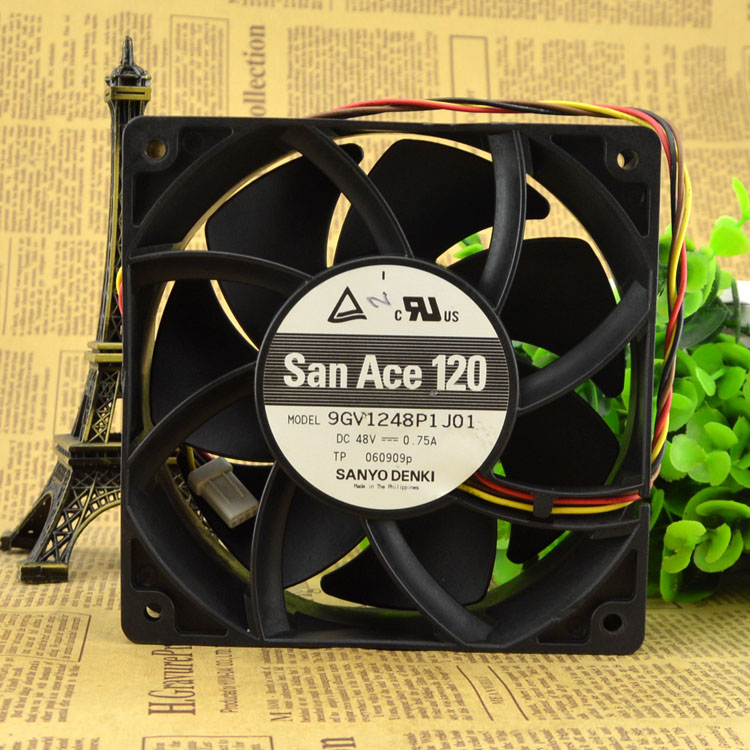 Free Delivery. 120 9 gv1248p1j01 fan 48 v 0.75 A server.