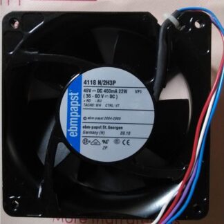 Ebm-Papst  RG125-19/12N 12VDC 7" Square Flatpack Axial Fan