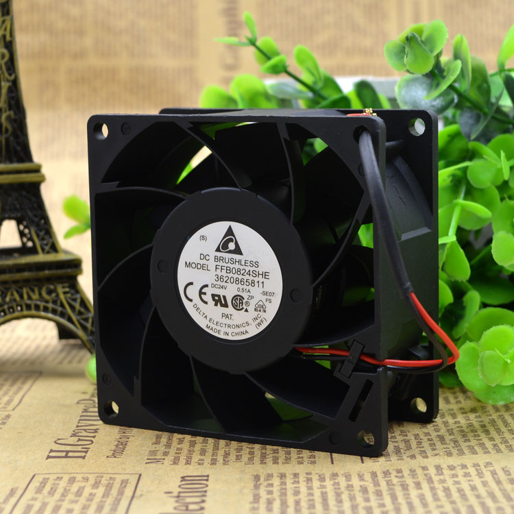 Free Delivery. AFB0624EH 24 v 0.18 A 6 cm / 6025 cm Double ball inverter fan