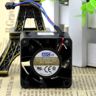 The original AVC F4028B12H 40*40*28 4CM 12V 0.3A CPU dual ball fan