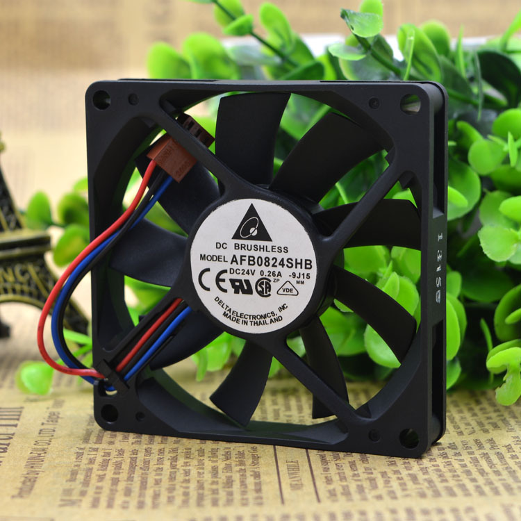 Free Delivery. Authentic AFB0824SHB 24 v 0.26 A 8 cm / 8015 cm ball inverter fan