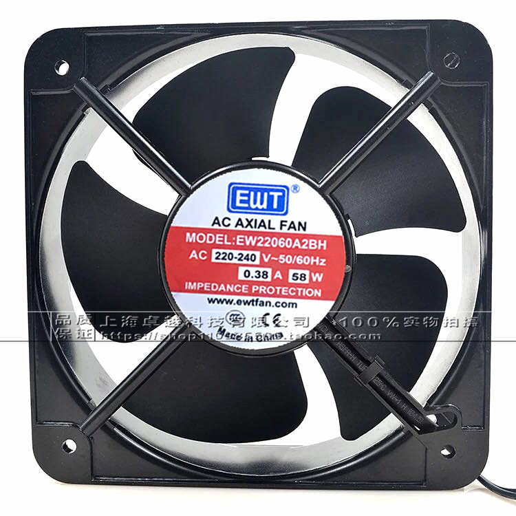 New original EW22060A2B large air volume cooling fan ball 220V-240V 0.36A 22060 cabinet fan