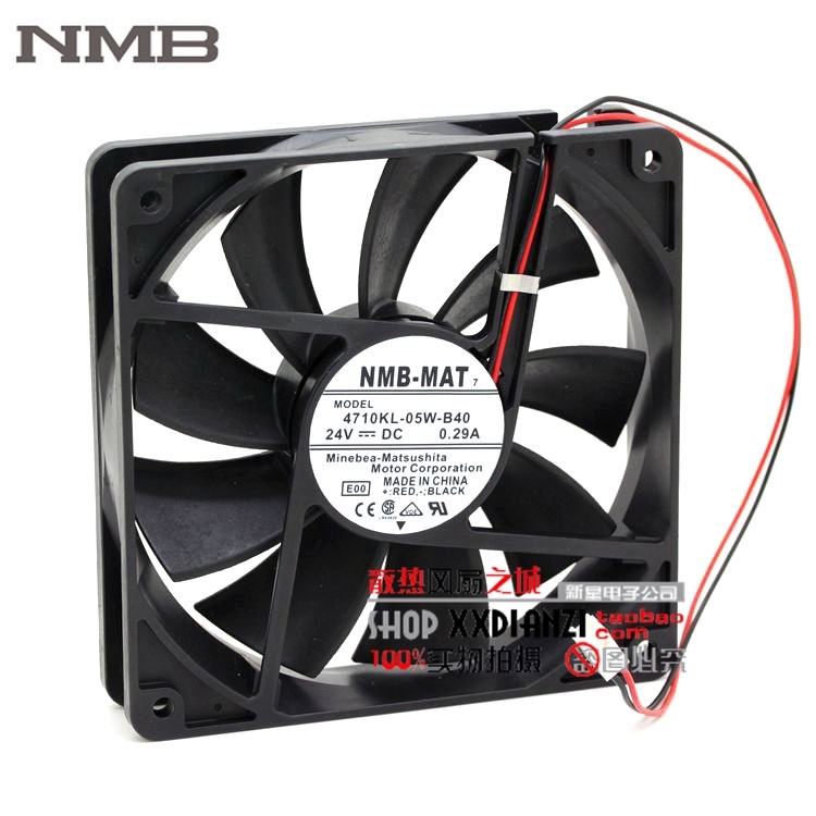 Original NMB 4710KL-05W-B40 12025 24V 0.29A 12CM inverter fan