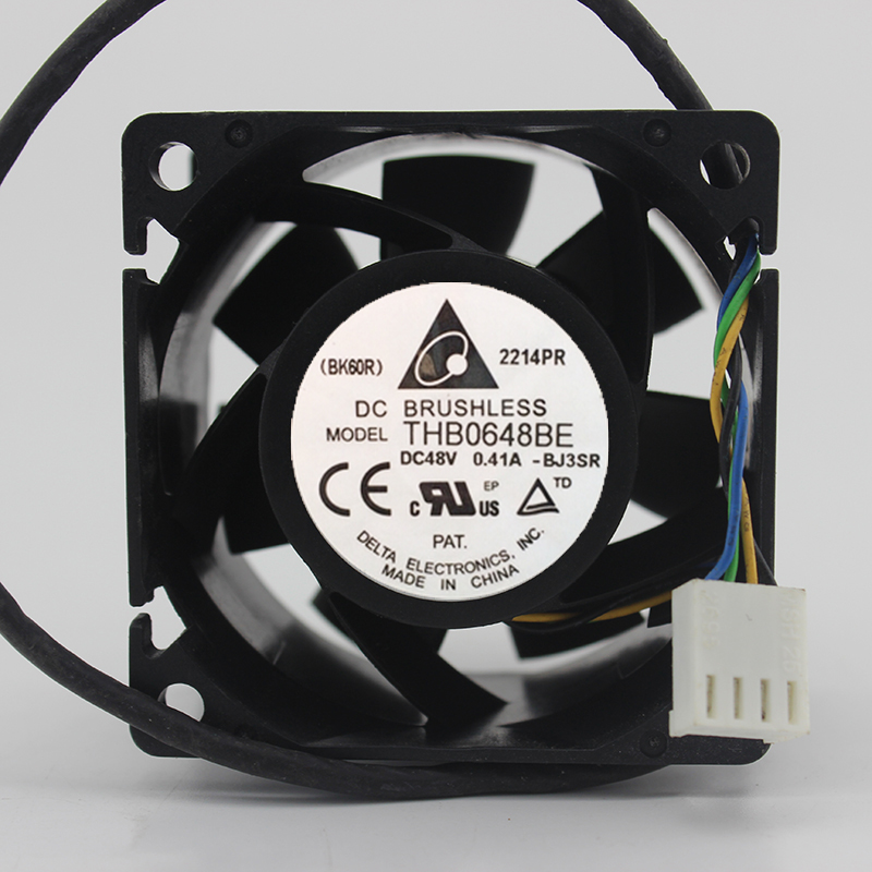 For Delta THB0648BE 48V 0.41A Boost 4-wire PWM server cooling fan