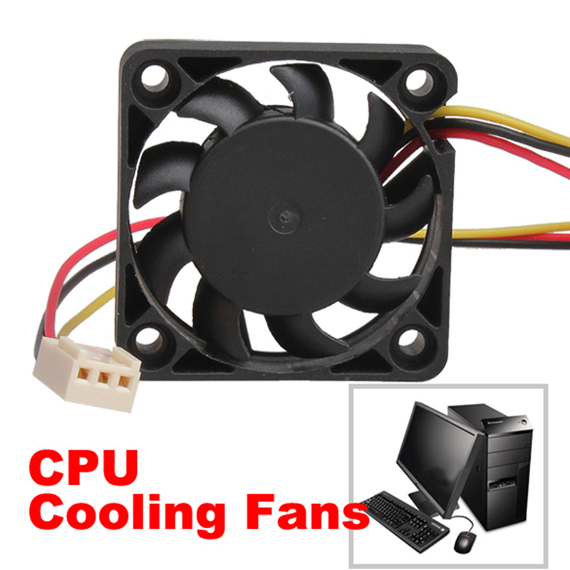 40x40mm 3 Pin Computer CPU Cooler Cooling Fan DC 12V PC CPU 9 Blades Heat Sink Ventilador Radiator