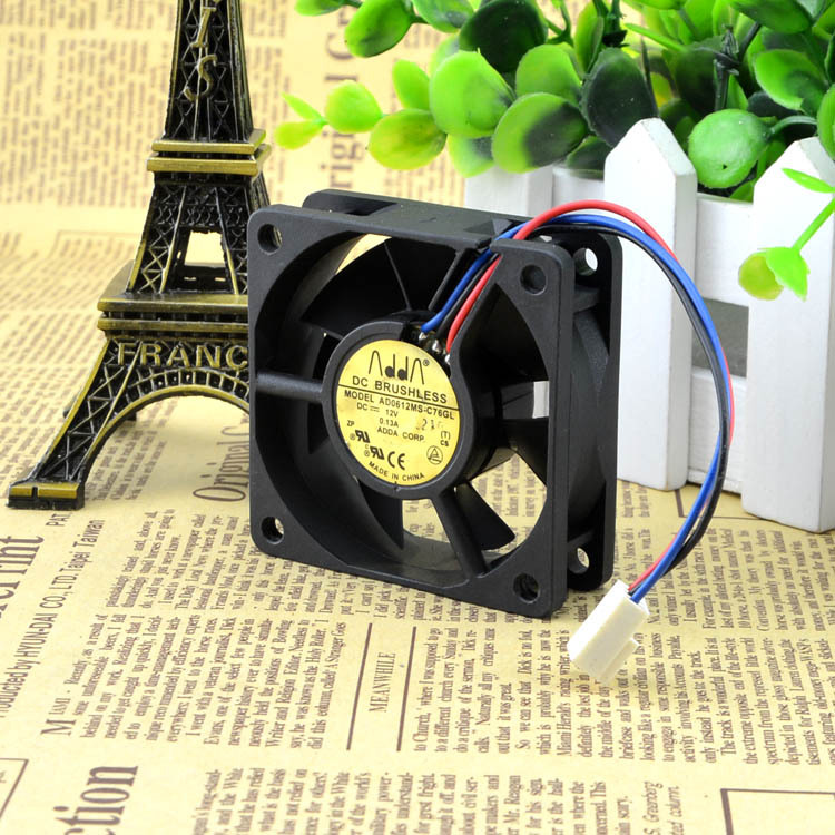 Original ADDA 6020 6CM 12V 0.13A AD0612MS-C76GL 60 * 60 * 20mm ultra-quiet fan