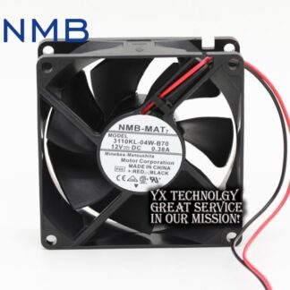 New and Original 3110KL-04W-B70 12v 0.38A two line ball A cooling fan for NMB 80 * 80 * 25 mm