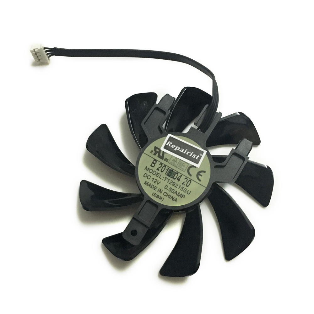 Sapphire RX 570 GPU Cooler Video Card fan for Radeon sapphire RX570 ITX graphics Card Cooling System As Replacement
