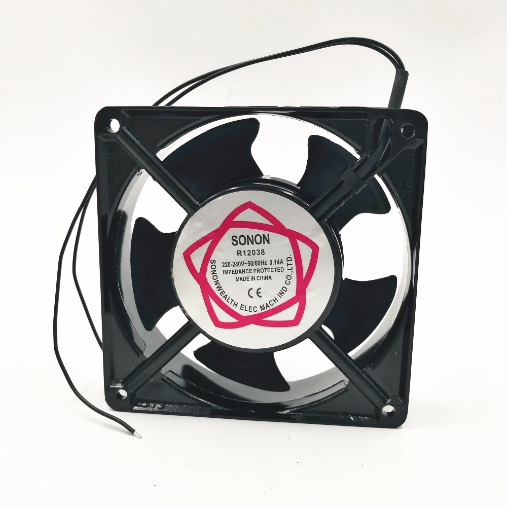 Cooling fan R12038 120mm 23W Sleeve Bearing 220-240V Axial fan