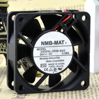NMB 6020 24V 0.08A 6 cm mute 2 wire inverter fan 2408NL-05W-B40