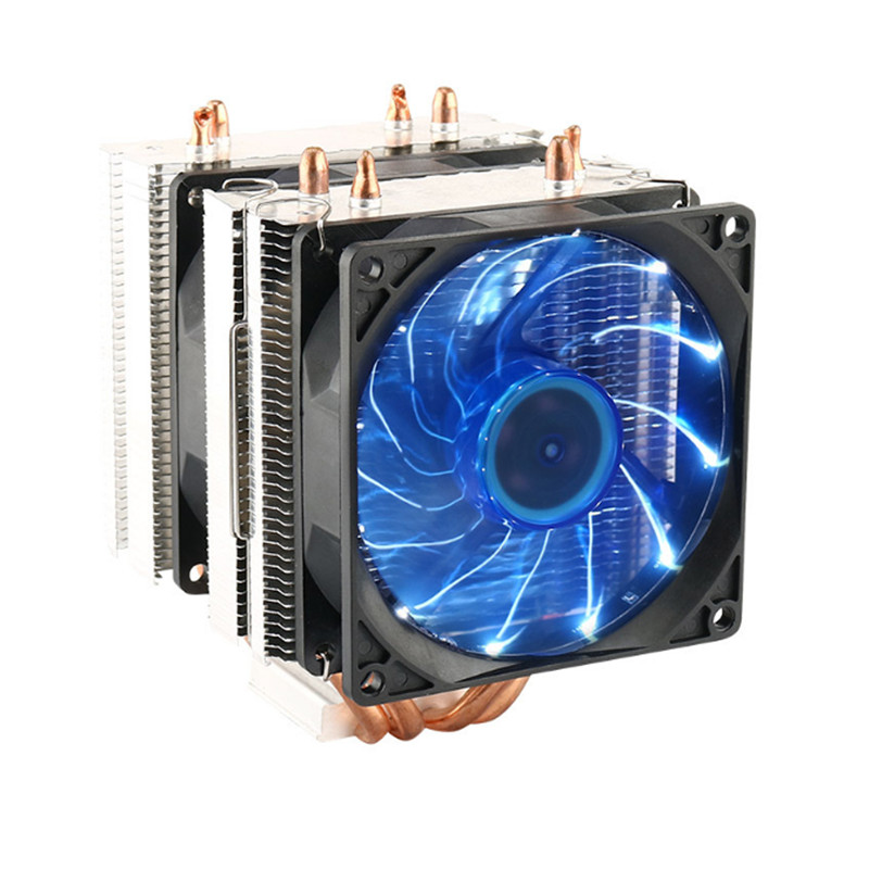 VTG240 Liquid Freezer Water Liquid Cooling System CPU Cooler Fluid Dynamic Bearing 120mm Dual Fans Blue LED Light For Intel CPU