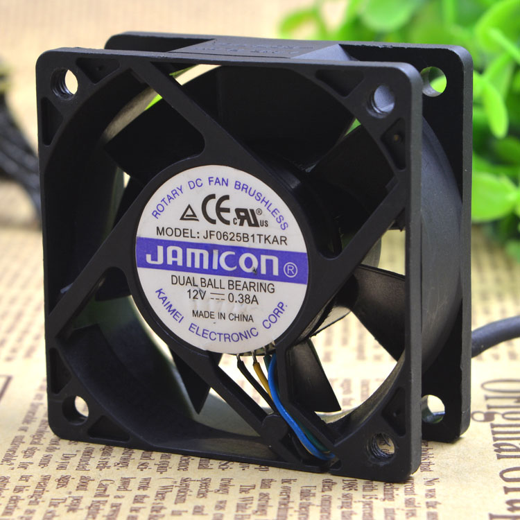 Free Delivery. JF0625B1TKAR 12 v 0.17 A 6015 60 * 60 * 15 mm 4 wire PWM temperature control fan