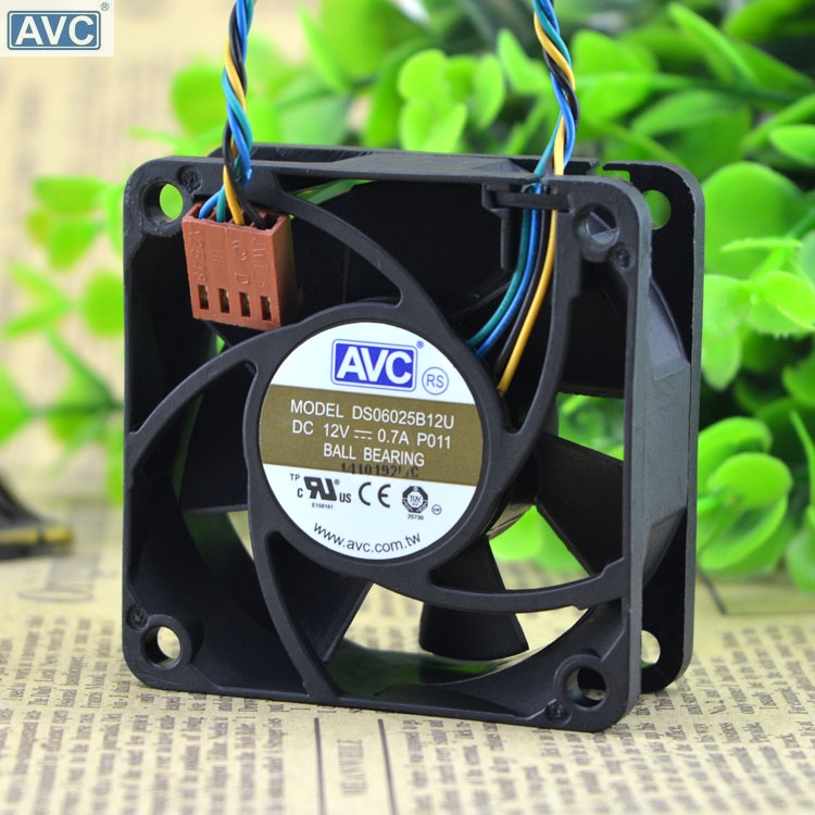 AVC DS06025B12U P011 60mm 6cm DC 12V 0.70A Pwm server inverter cooling fan