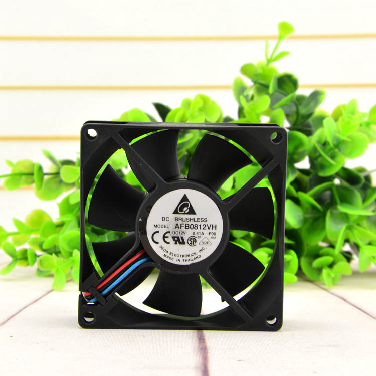 New Original AFB0812VH 8025 12V 0.24A 8CM Chassis Power Supply Cooling Fan