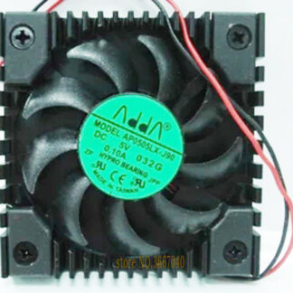 Original ADDA DC 5V 0.1A 5cm 50x50x8mm Ultra-thin industrial Graphics Card Bridge cooling fan with Heatsink Cooler