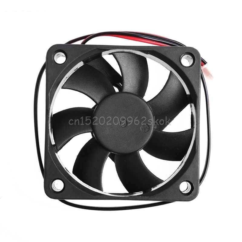 DC 12V 2-Pin 60x60x15mm PC Computer CPU System Sleeve-Bearing Cooling Fan 6015 #H029#