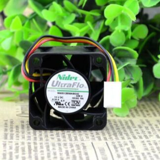 Original Authentic NIDEC 40*40*28mm 4CM DC 12V 0.24A W40S12BS8AB5-52 3 Line Violent Cooling Fan