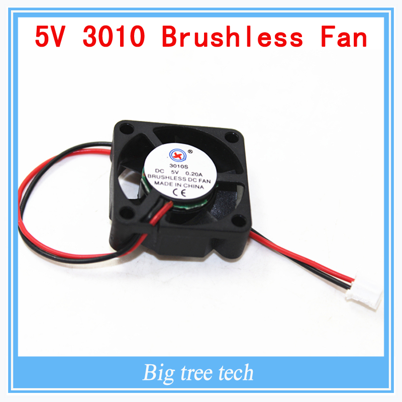 Hot Sale !1pcs Brushless DC Cooling 5 Blade Fan with 2pin-ph 3010 3cm 30mm 12V/24V 30x30x10mm 3D printer part