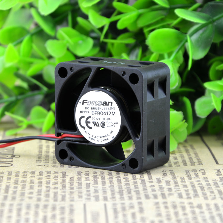 Free Delivery. DFB0412M 4020 12 v 0.08 A 4 cm ultra-quiet 1 u switch case A cooling fan