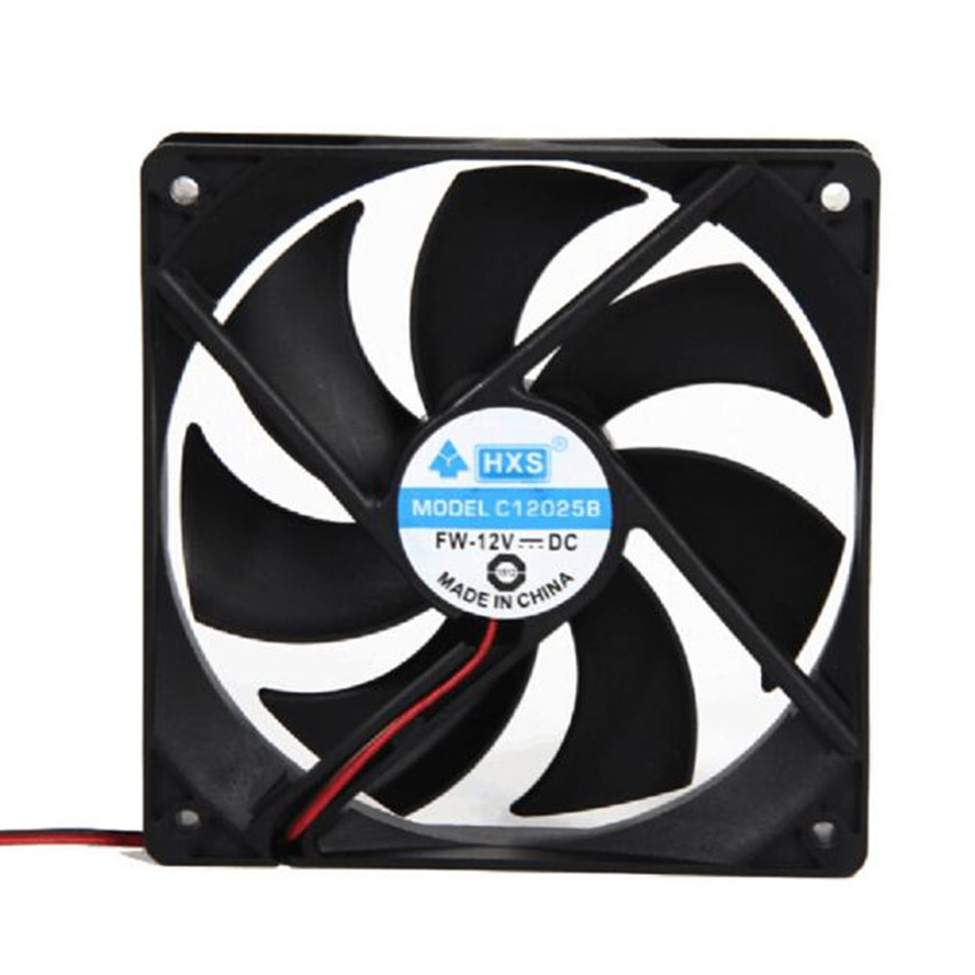 2017 12V 2 Pin 40mm Computer Cooler Small Cooling Fan PC Black F Heat sink td20 drop shipping