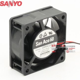 Sanyo 109R0612S419 6025 6cm 12V 0.17A silent dual ball bearing chassis fan