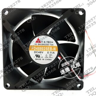 Original 8025 48V 0.11A FD488025EB-N inverter cooling fan 8CM / cm