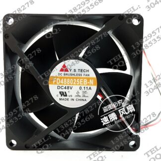 Original AVC 2B08038B48U 8038 DC 48V 0.58A 8cm 4-line PWM dual ball cooling fan