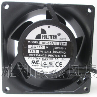 Free Delivery.UF80A11BTH BWH 115V 9 / 12W 8cm 8038 cabinet fan