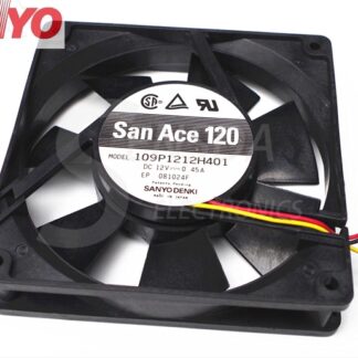 SANYO 12025 109P1212H401 12V 0.45A For Sun Server inverter axial cooler chassic case Cooling Fans