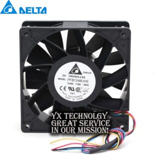 Delta New PFB1248UHE 120*120*38mm 12038 48V 1.20A four winds of wire PWM fan for