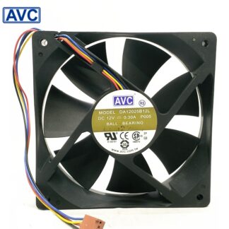 AVC Original DA12025B12L P005 12V 0.3A 12cm 12025 pin PWM fan cooling fan 10pcs/lot