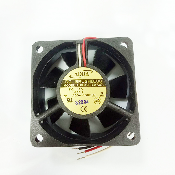 Original ADDA AD0612HB-A73GL DC 12V 0.23A 6CM 6025 3-wire cooling fan