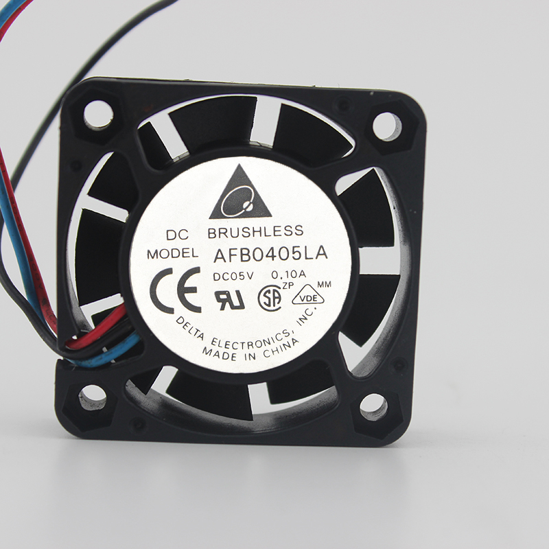 Original AFB0405LA 5V 0.1A 4010 4CM DC double ball cooling fan