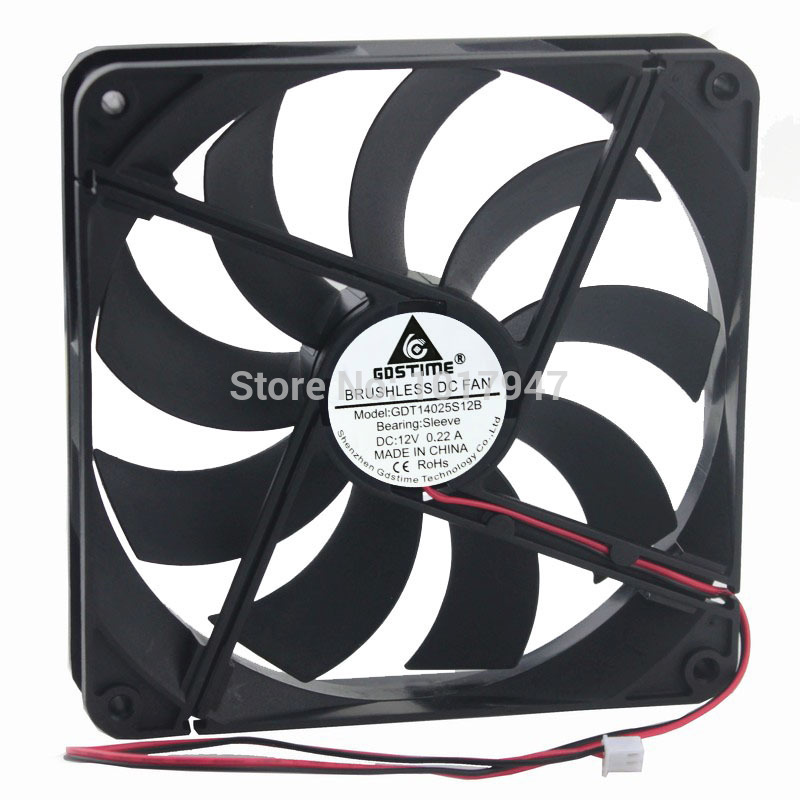 LEORY DC 12V 3 Lines Cooling Fan 80mm x 80mm x 15mm 3 Pin Plastic Universal Cooling Cooler PC CPU Fans Airflow For Computers