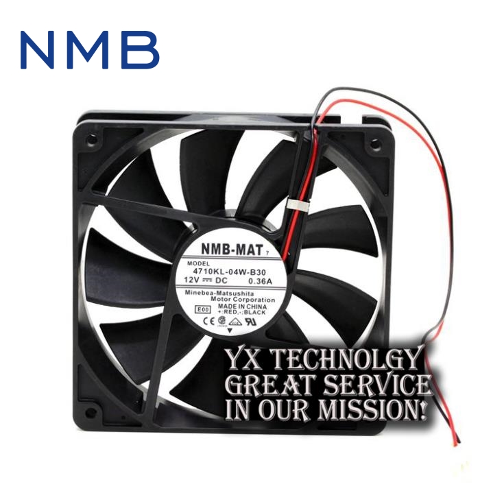 New and Original 4710KL-04W-B30 12025 12CM 0.36A 12V cooling fan for NMB 120*120*25mm