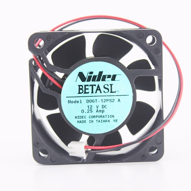 Original SUNON KD1208PTB3 8025 1.0W 80*80*25MM 8cm DC 12V 2-wire power supply cabinet cooling fan