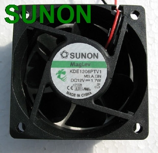 SUNON KDE1206PTV1 Maglev 6CM 60MM 60*60*25MM 6*6*2.5CM 6025 12V 1.8W Cooler Server Inverter Cooling Fan