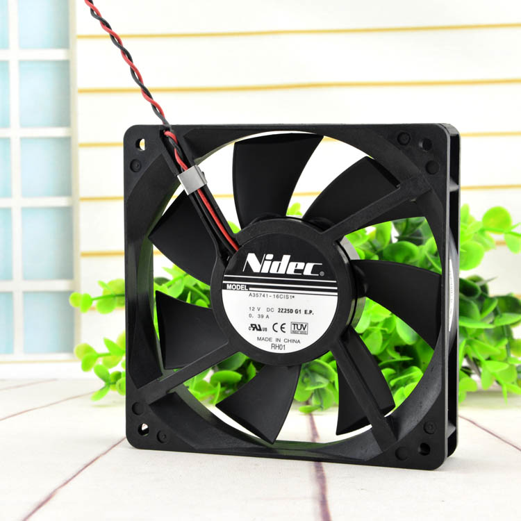 NIDEC L34880-58 IWA 12V 0.27A 90*90*25 9CM three wire chassis power supply fan