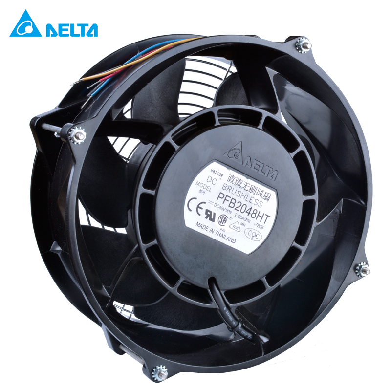 PFB2048HT-TP37 DELTA 208x208x70mm 48V 2.85A FAN AXIAL DC WIRE cooling fan