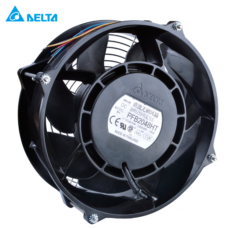 Ebm Papst R2S175-AB56-56 AC 230V 0.29~0.33A 51~53W 175x175mm Server Round Cooling Fan