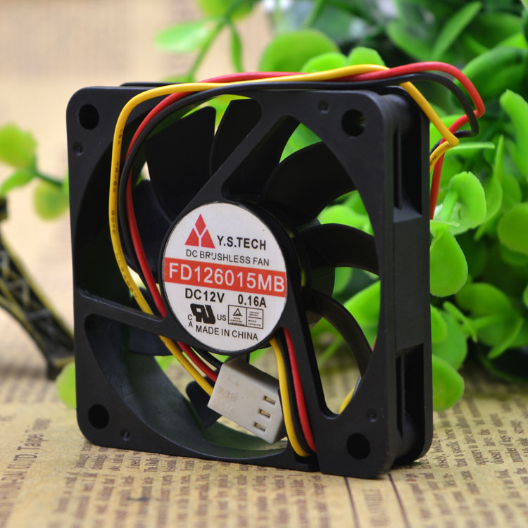 EVERFLOW R124010BM 12V 0.12A 4-wire double ball bearing silent cooling fan