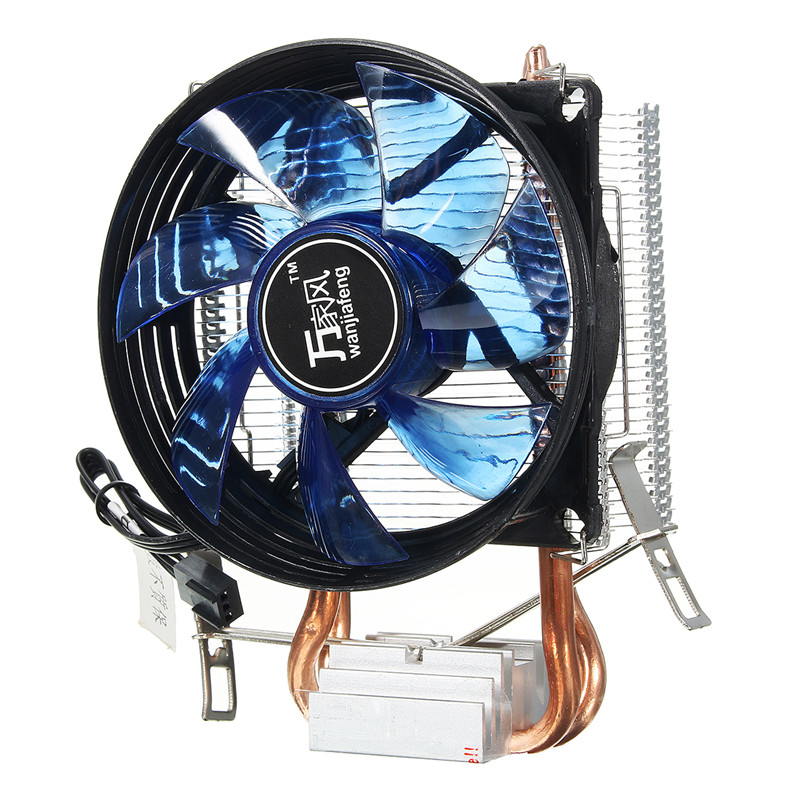 Hot Copper Cooling Fan Core LED CPU Cooler Cooling Fan Quiet Fan Cooler Heatsink for Intel Socket LGA1156/1155/775 AMD AM3