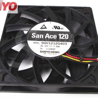 Original Sanyo 9GV1212G403 12025 120mm 12cm DC 12V 1.68A 3-wire server inverter case axial cooling fans