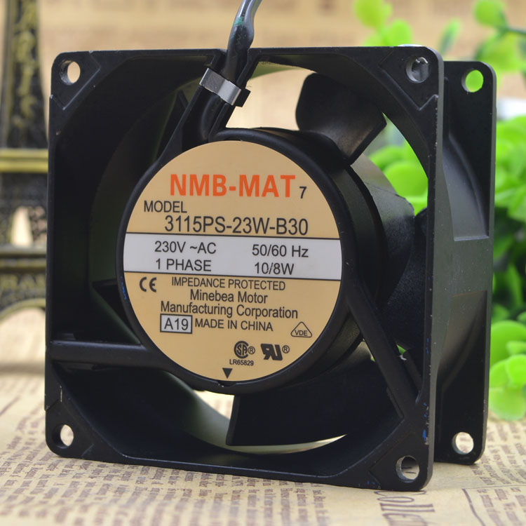 Free Delivery.8 cm 3115 ps - 23 w - B30 AC230V 10/8 w 8038 high temperature cooling fans