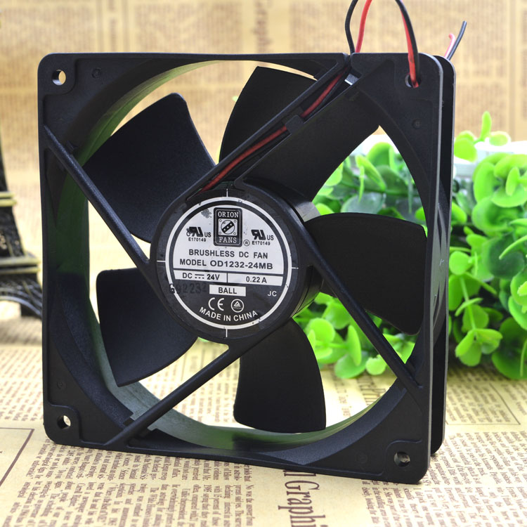 Free Delivery. OD1232-24 MB FAN 24 v DC 120 x32 107 CFM FAN 24 v 0.22 A frequency converter