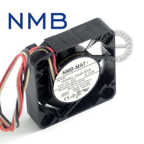 (10 pcs/lot)New and Original 1604KL-04W-B59 4010 4CM 12v 0.1A winds of double ball bearing fan for NMB 40*40*10mm